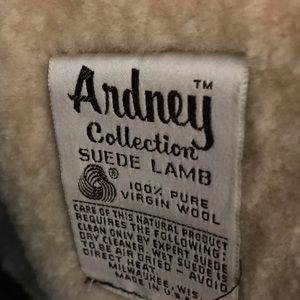 men's shearling vest